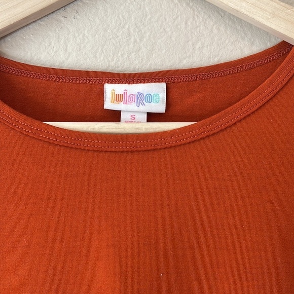 Lularoe Oversized Tee Shirt Orange size Small - Picture 3 of 6